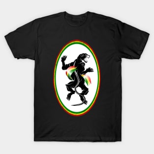 Panther Rastafarian Flag T-Shirt